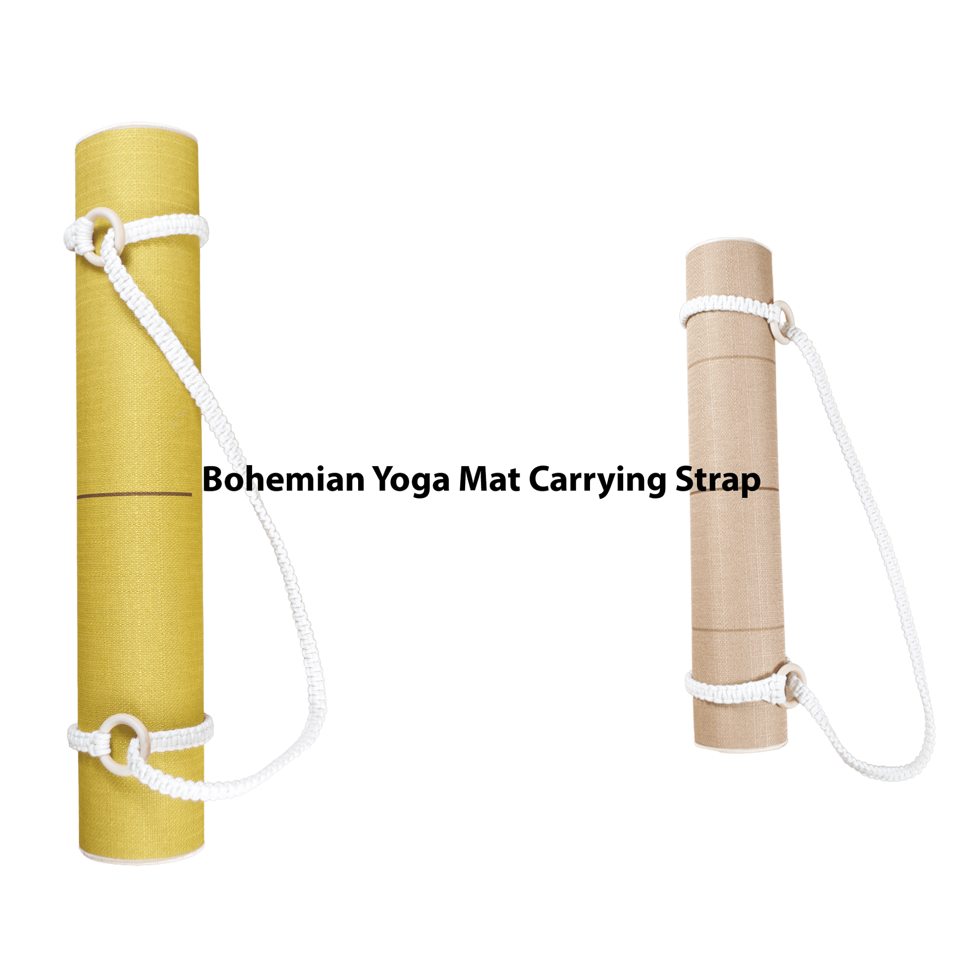 The Boho Strap • Yoga Mat Carrying Strap made of Cotton - Crk