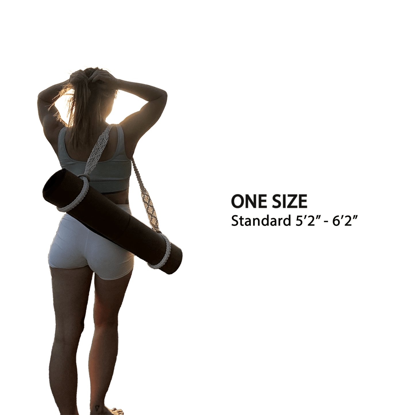 The Chic Strap • Yoga Mat Carrying Strap made of Cotton - Crk