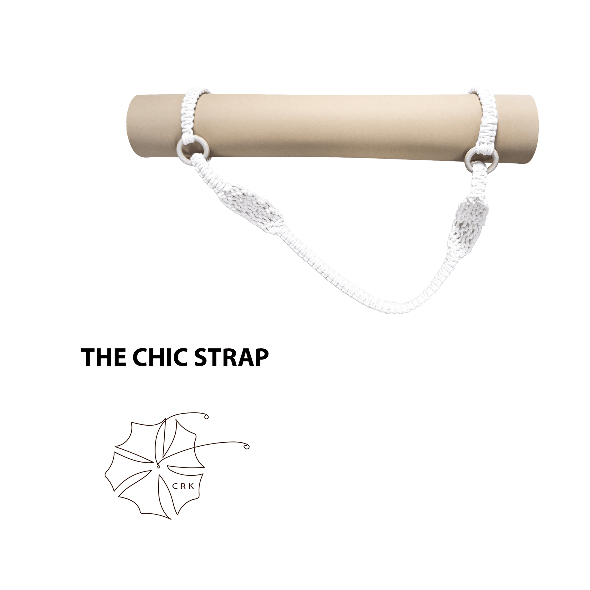 The Chic Strap • Yoga Mat Carrying Strap made of Cotton - Crk