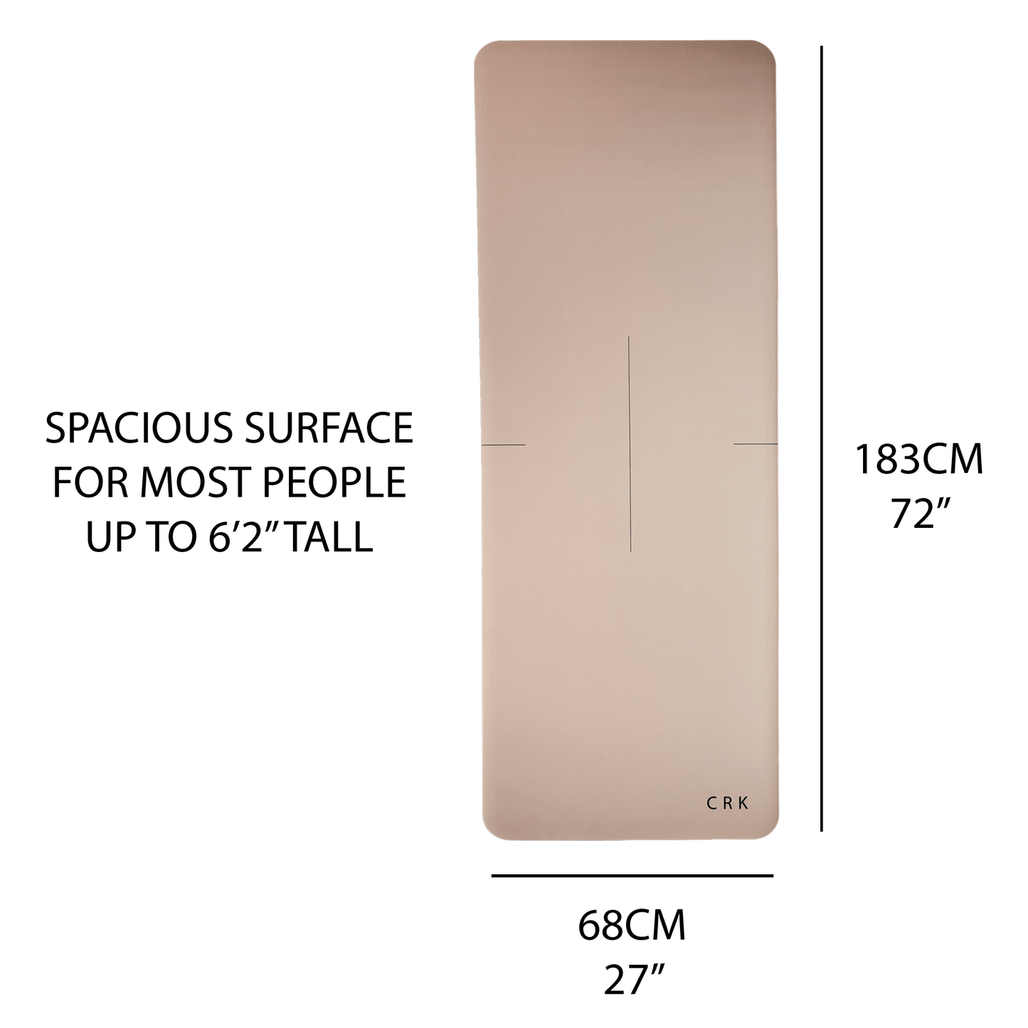 The Classic Mat • 3mm Thick, Natural Rubber Yoga Mat ✨ NEW - Crk