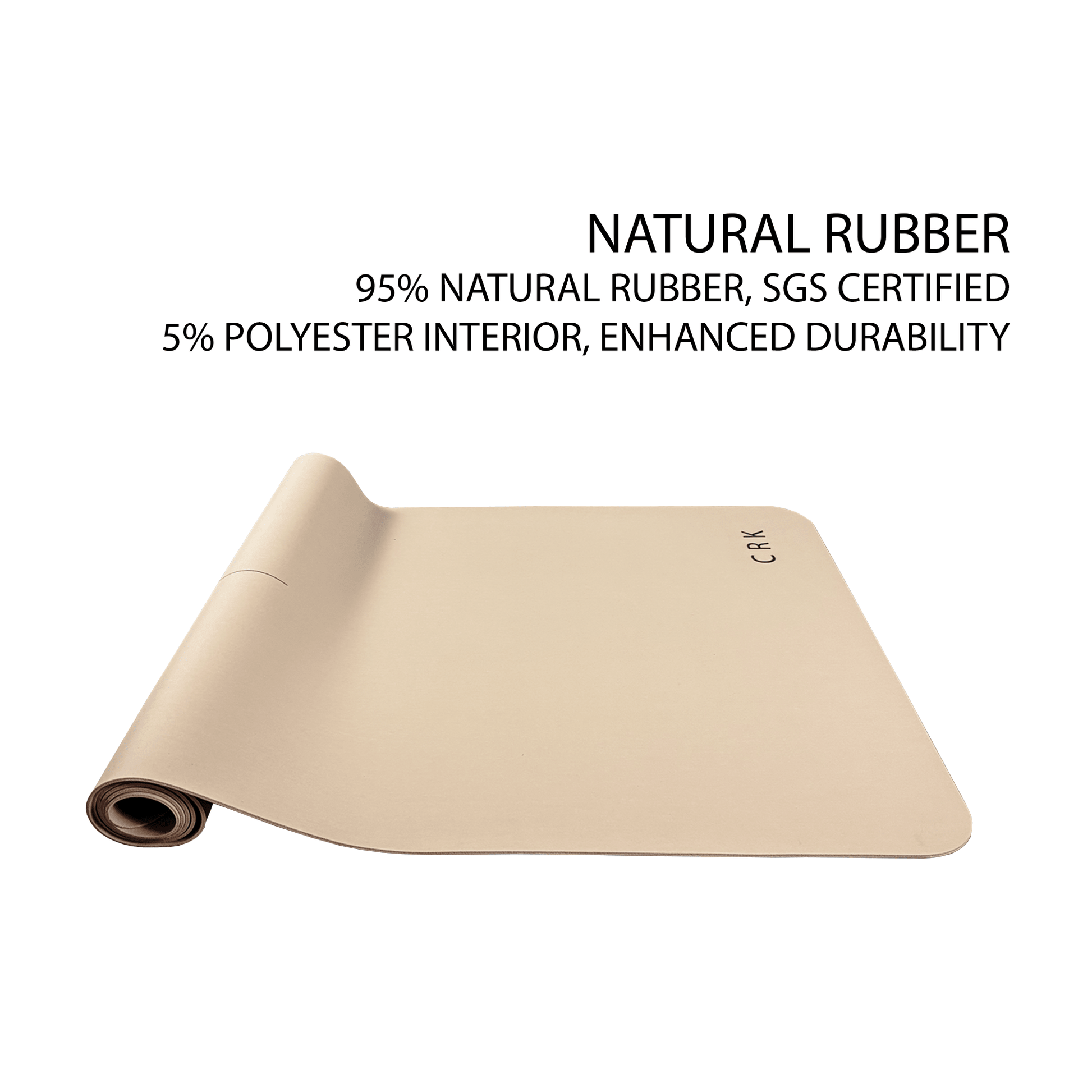 The Classic Mat • 3mm Thick, Natural Rubber Yoga Mat ✨ NEW - Crk