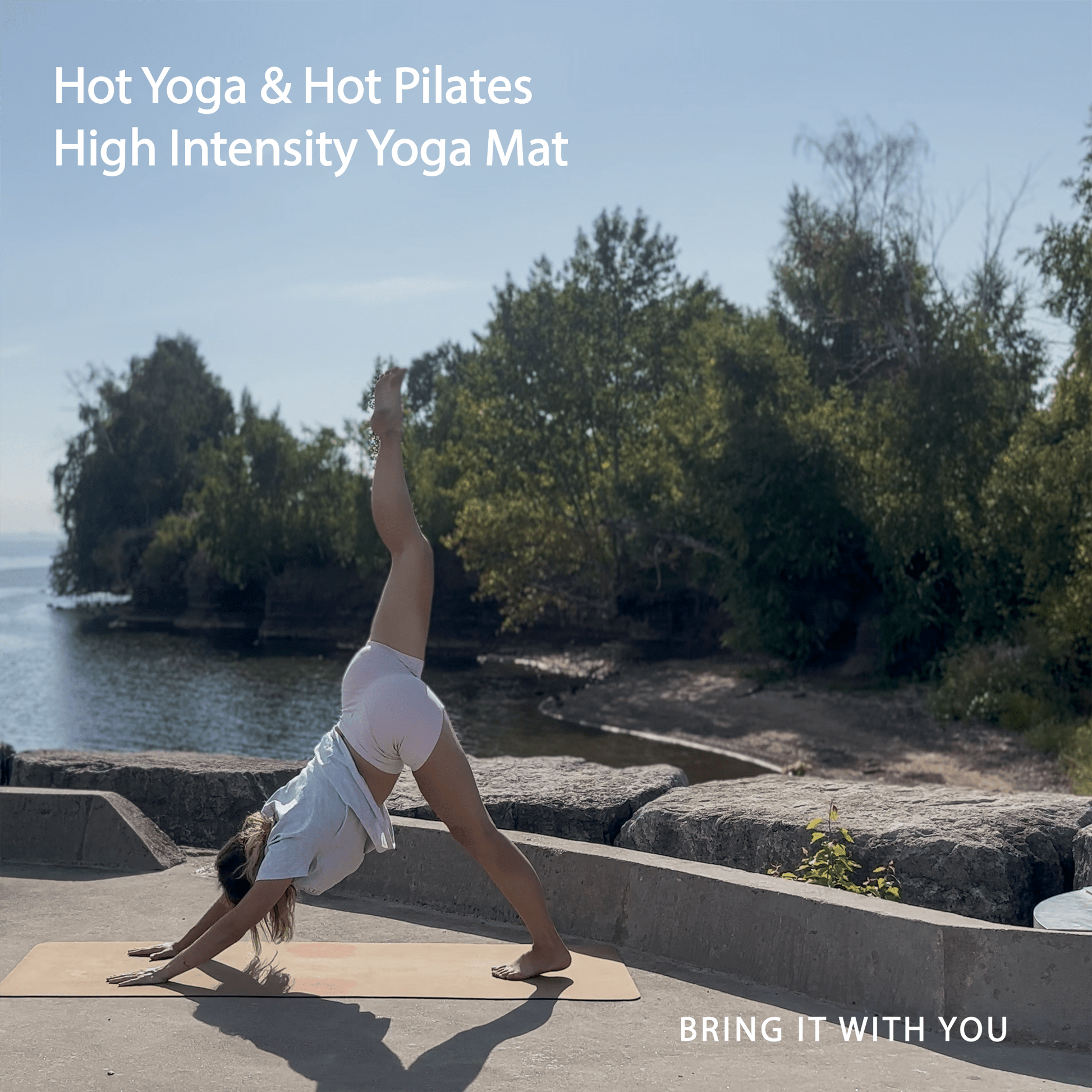 The Flowers Mat 5mm Thick, Organic Cork Yoga Mat with Natural Rubber • Luxury Mat - Crk