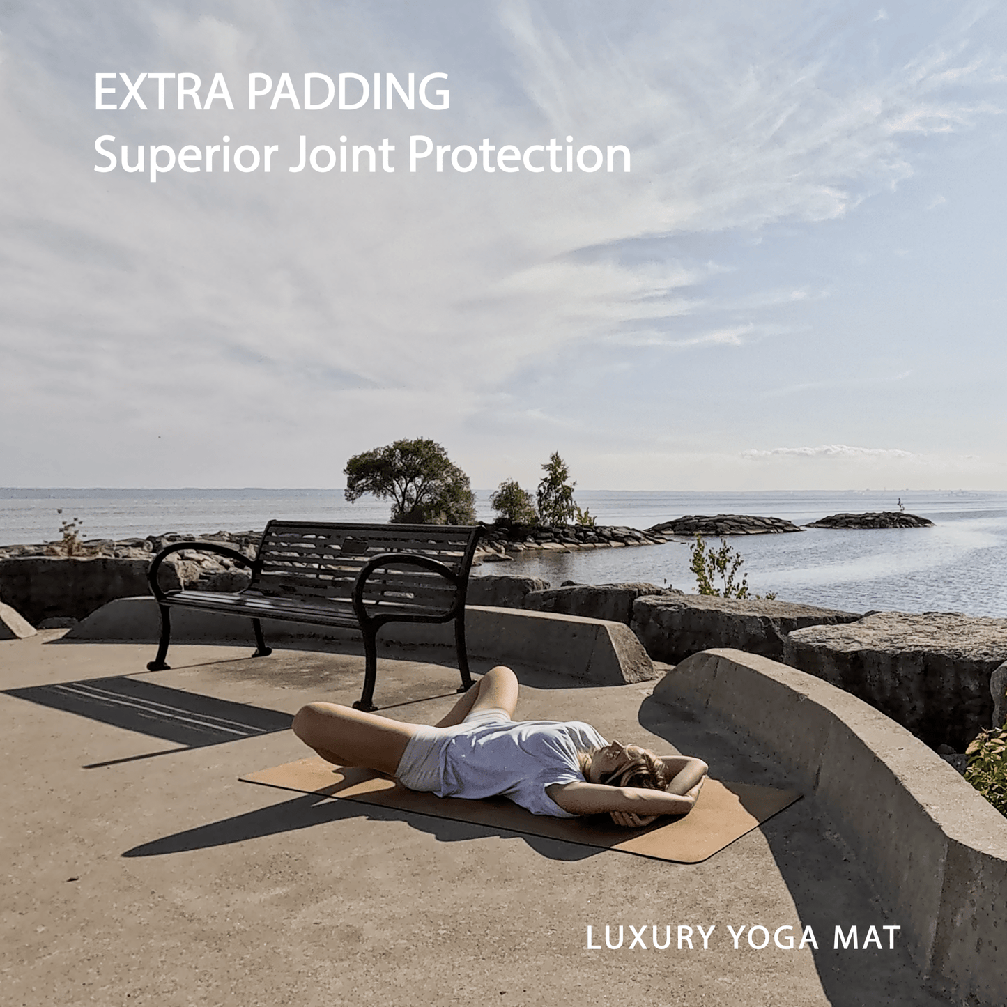 The Flowers Mat 5mm Thick, Organic Cork Yoga Mat with Natural Rubber • Luxury Mat - Crk