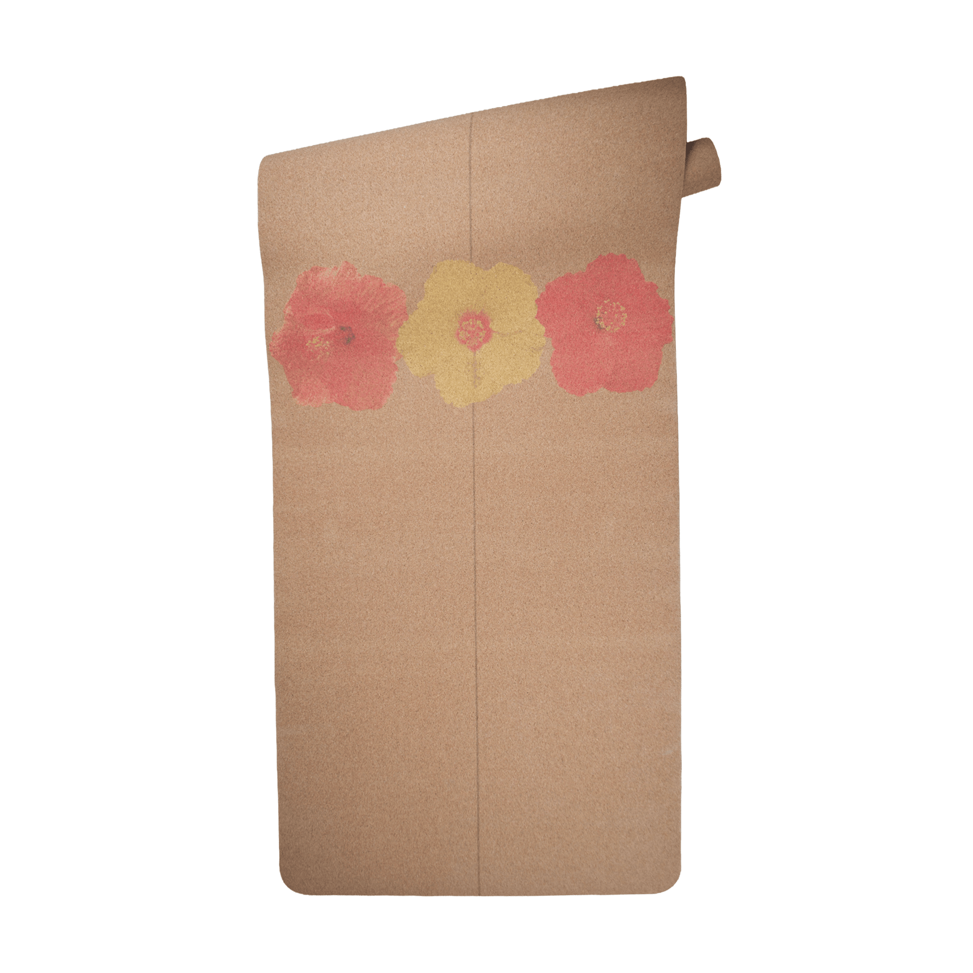 The Flowers Mat 5mm Thick, Organic Cork Yoga Mat with Natural Rubber • Luxury Mat - Crk