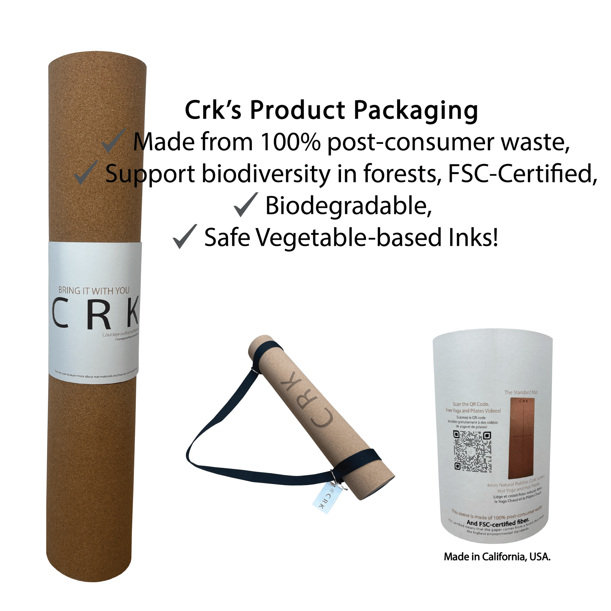 The Standard Mat 4mm Cork And Rubber • Begin Yoga Mat (SOLD OUT) - Crk
