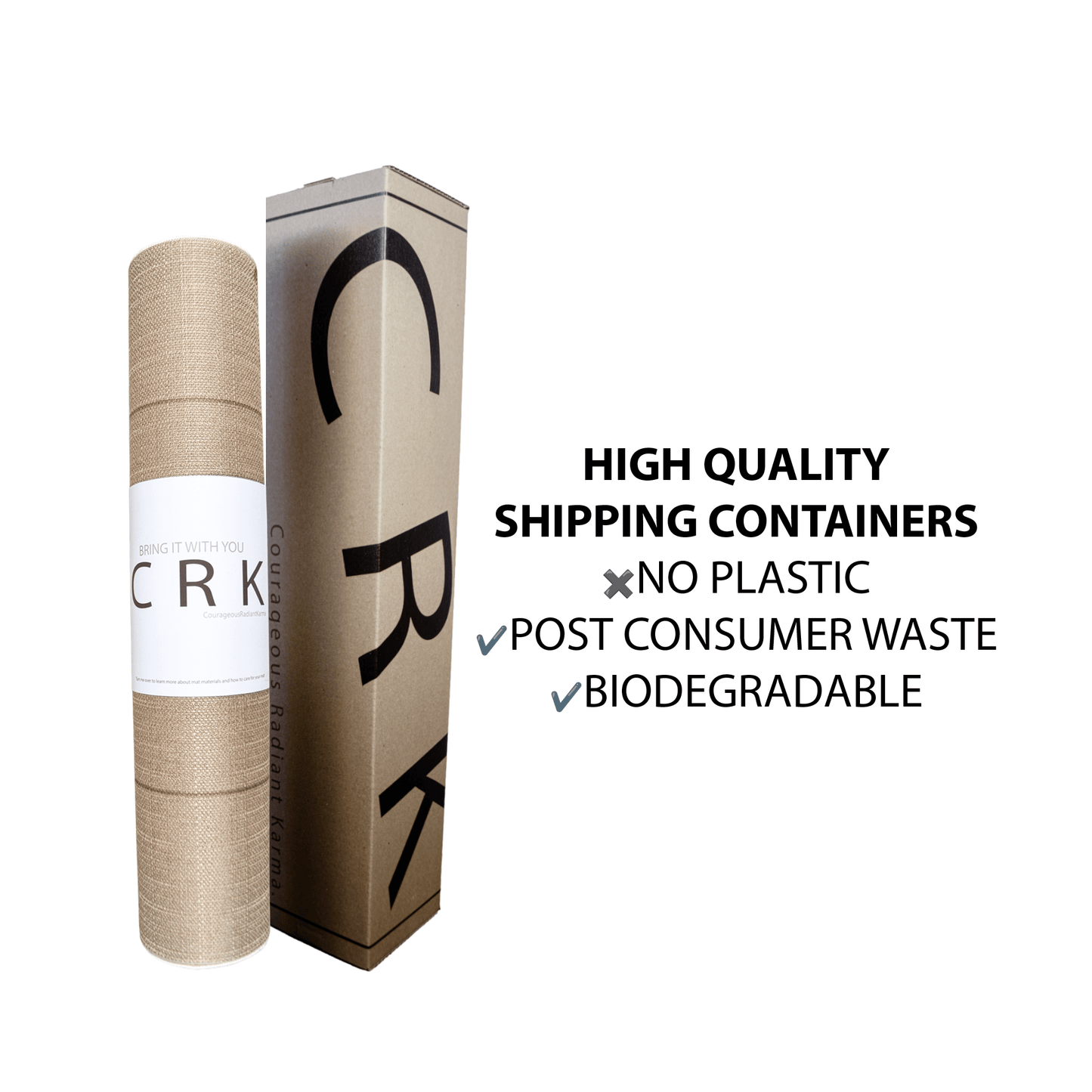 The Surf Mat • 4mm Thick, Organic Hemp Yoga Mat with Tropical Flowers - Crk