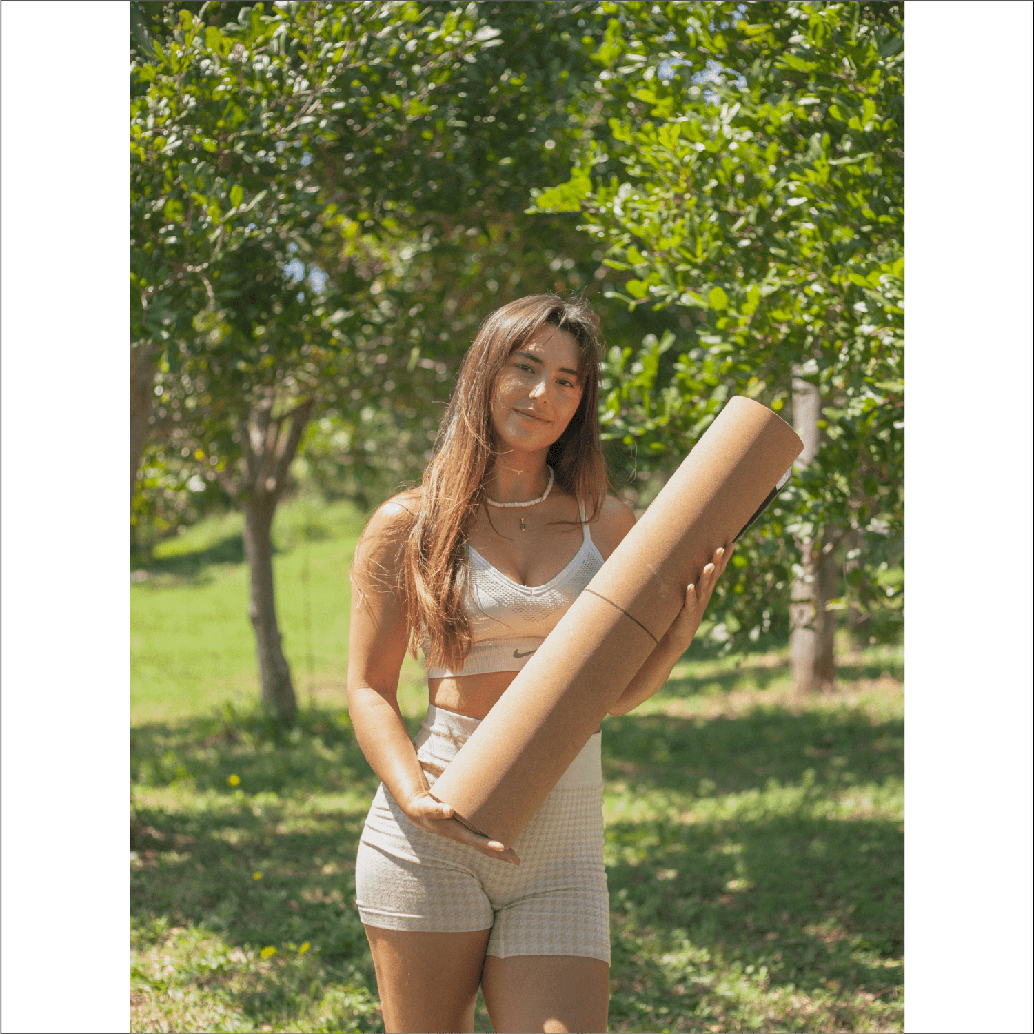 The Wave Mat 4mm Cork And Recycled Natural Rubber • Yoga Mat - Crk