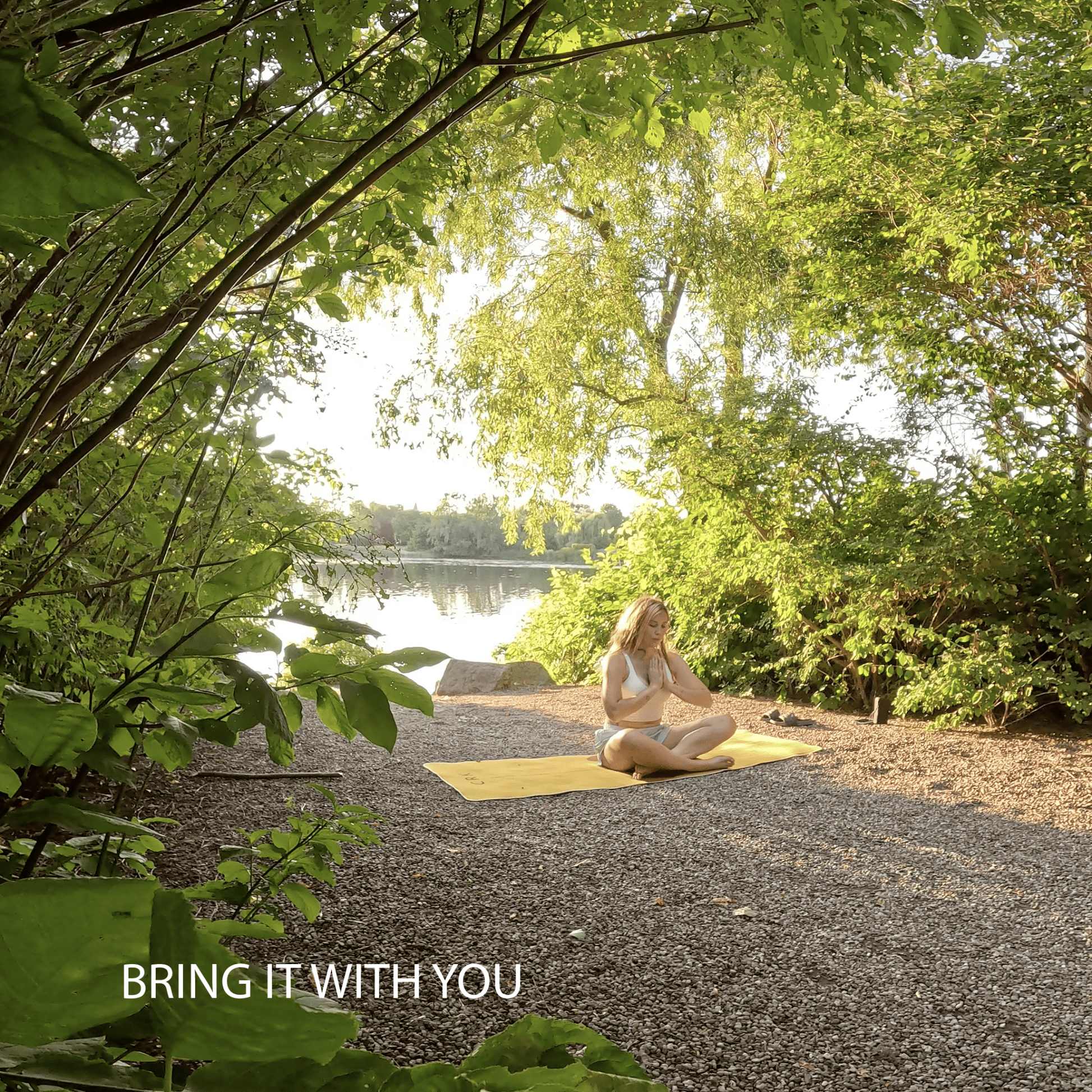 The Yellow Mat • 5mm Thick, Organic Hemp Yoga Mat with Natural Rubber (Limited Edition) + Yoga mat carrying strap - Crk