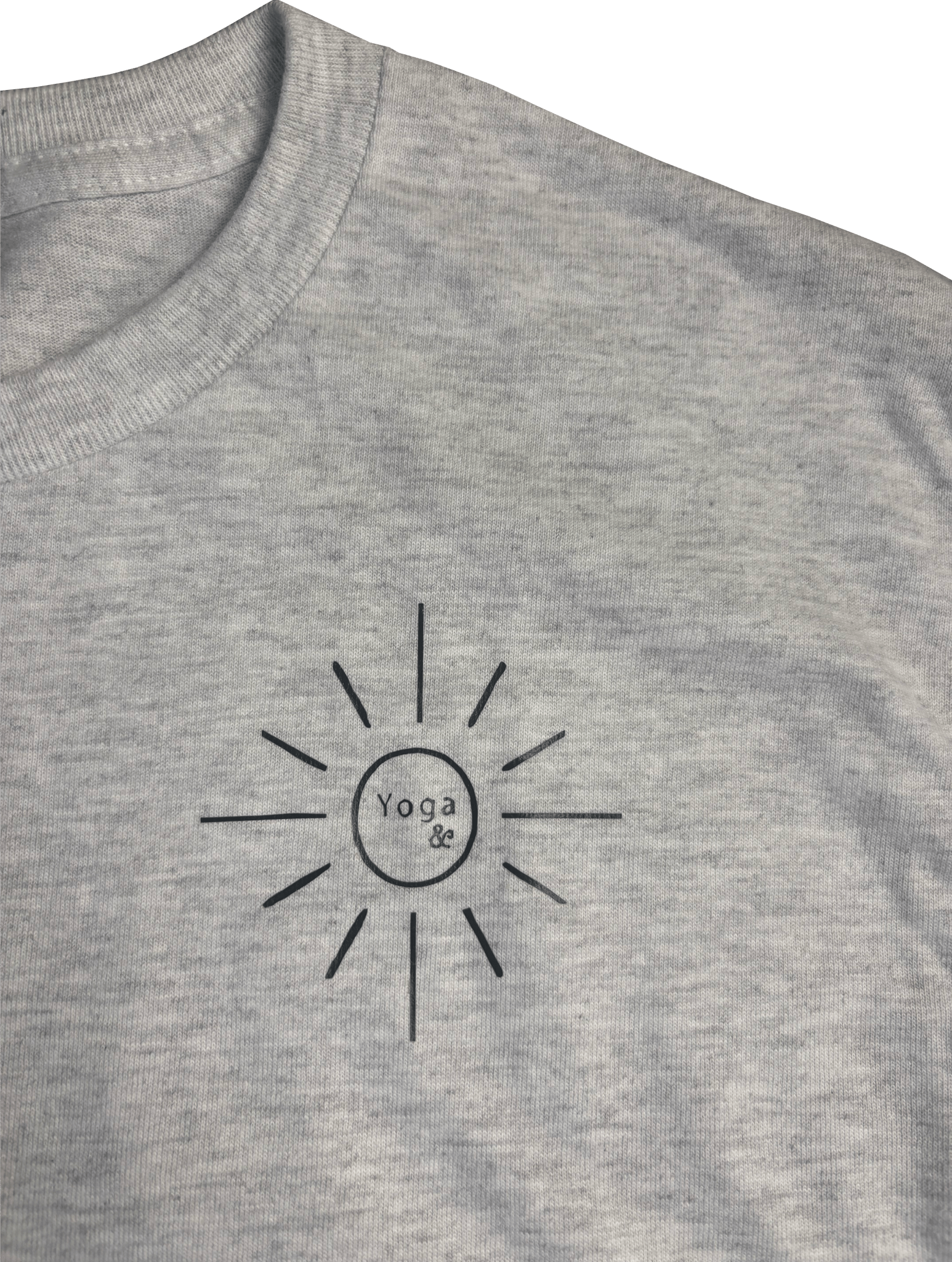 Yoga, Pilates & Sun T-Shirt Light Grey - Crk