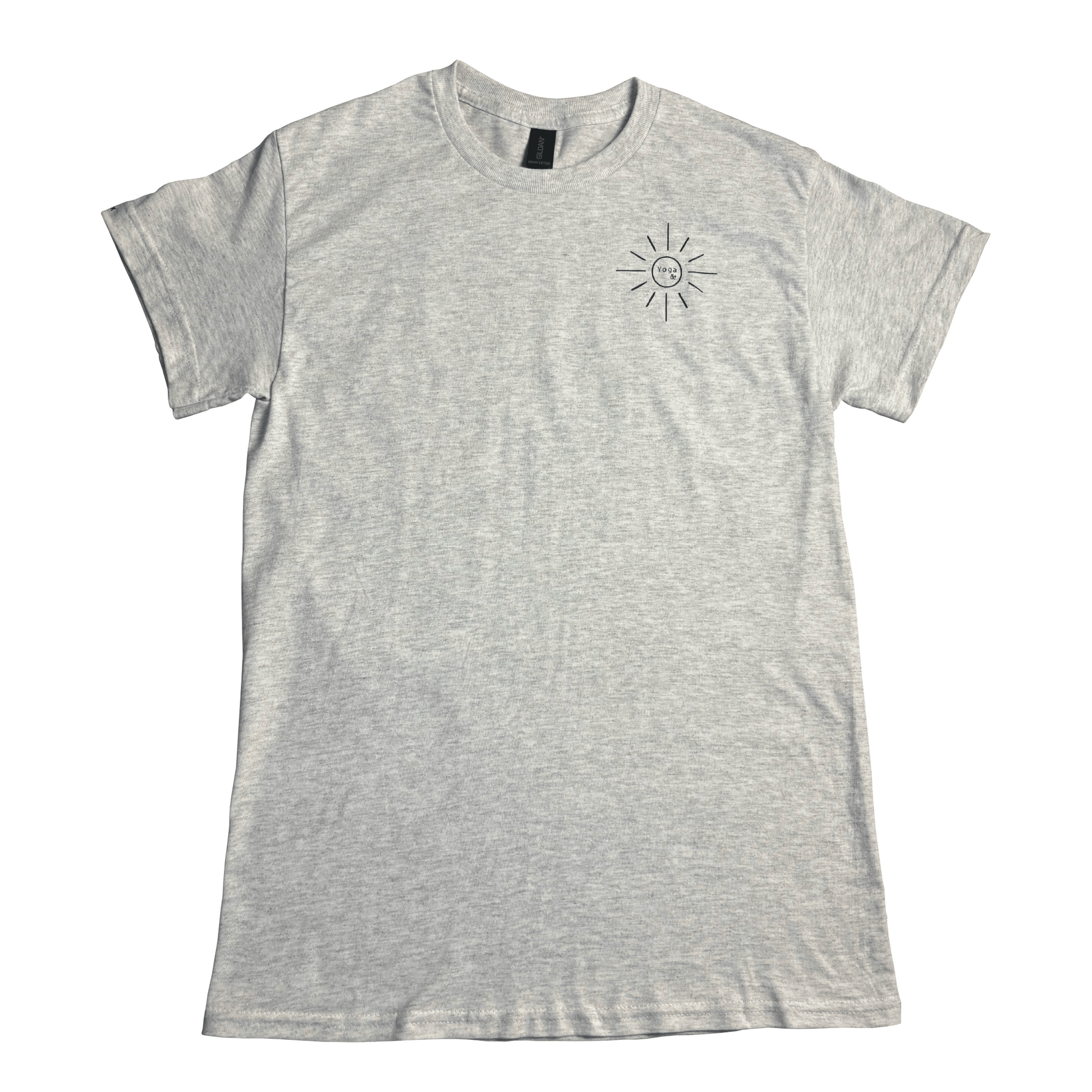 Yoga, Pilates & Sun T-Shirt Light Grey - Crk